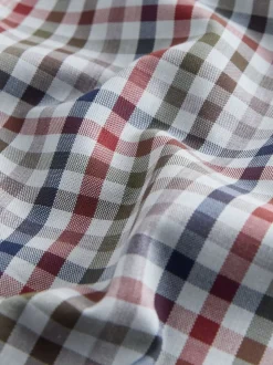 Gris/multicolore vichy - Chemise Oxford ajustée Easy Iron Button Down