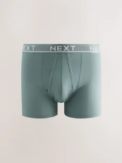 Gris/Vert de base - Coupe standard - Caleçon A-Front 10 Pack