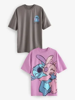 Gris/Violet - Lilo & Stitch Nighties 2 Pack (3-14ans)