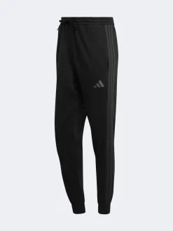 Ground noires - adidas Essentiels Pantalon de jogging polaire à rayures 3