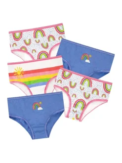 Harry Bear Arc-en-ciel 100% Coton Caleçons 5 Paquet