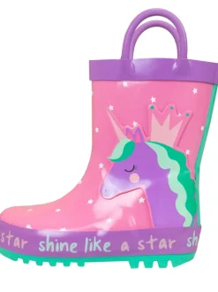 Harry Bear Bottes en caoutchouc imprimées licorne