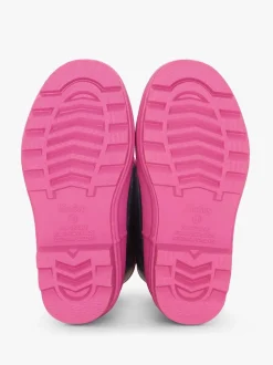 Hatley Bottes de pluie mates bleues à nœuds adolescentes