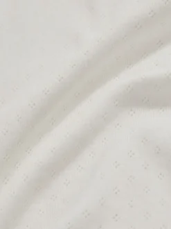 Haut à manches longues en coton pointelle Reiss Poppy