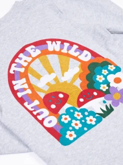 Haut imprimé Frugi Adventure gris