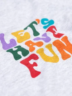 Haut imprimé Frugi Adventure gris