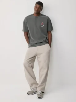 Hiroshige gris anthracite - Coupe ample - T-shirt avec licence d’artiste