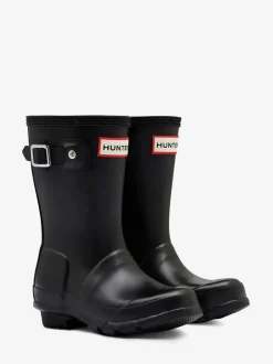 Hunter Bottes en caoutchouc originales brillantes pour grands enfants