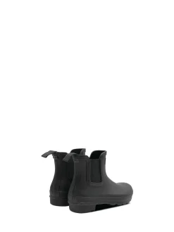 Hunter Womens Original Chelsea Boot Noir Bottes de pluie