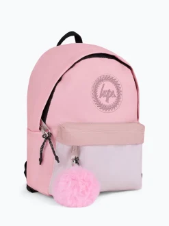 Hype. Court sac à dos emblématique unisexe rose Color-block