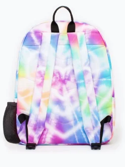 Hype. Sac à dos emblématique rose arc-en-ciel avec cœur tie-dye pour fille