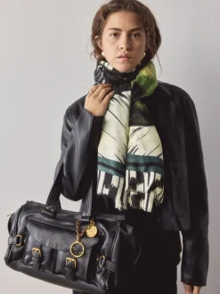 Impression De paume noire - Écharpe légère