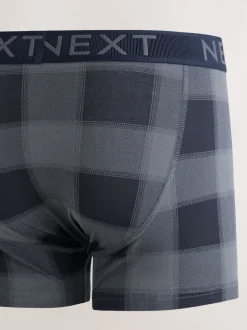 Imprimé à Carreaux Multicolore - Boxers avec ouverture sur le devant