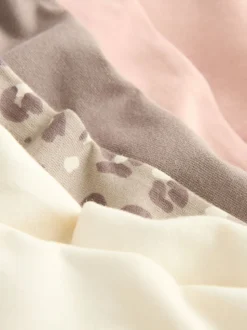 Imprimé à slogan écru/rose - Lot de 3 pyjamas Amples (9mois à10ans)