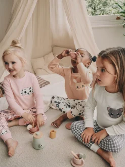 Imprimé animal - Lot de 3 pyjamas Snuggle (9mois-10ans)