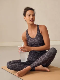 Imprimé animal - Soutien-gorge de sport Active croisé à double bride