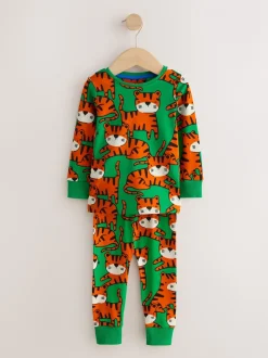 Imprimé animal coloré - Lot de 3 pyjamas Snuggle (9mois-8ans)