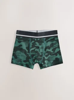 Imprimé camouflage - Lot de 7 boxers (3-16ans)