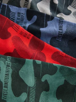 Imprimé camouflage - Lot de 7 boxers (3-16ans)