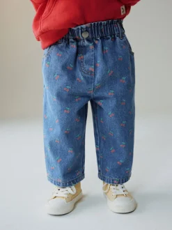 Imprimé cerises - Jeans à jambe large (3mths-7yrs)