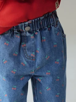 Imprimé cerises - Jeans à jambe large (3mths-7yrs)