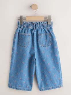 Imprimé cerises - Jeans à jambe large (3mths-7yrs)