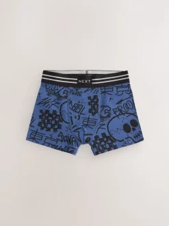 Imprimé crâne grafitti - Lot de 5 boxers (3-16ans)