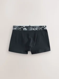 Imprimé football bleu/noir - Lot de 5 boxers (2-16ans)