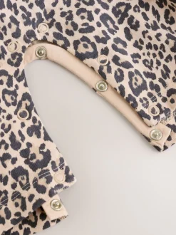 Imprimé Léopard - Ensemble Salopettes et Bodys en jersey BÉBÉ 2 Pieces (0mois-3ans)