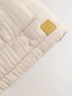 Imprimé ours écru - Veste zippée matelassée bébé