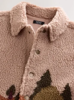 Imprimé scénique neutre - Borg Polaire Shacket (3mths-7yrs)