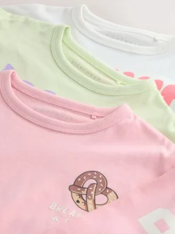 Imprimé slogan avocat - Lot de 3Joggings pyjama (3-16ans)