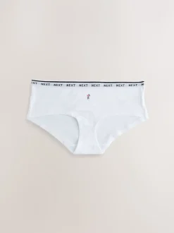 Imprimé table Rouge - Lot de 7 culottes à logo en coton