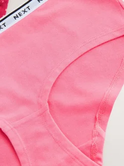 Imprimé table Rouge - Lot de 7 culottes à logo en coton