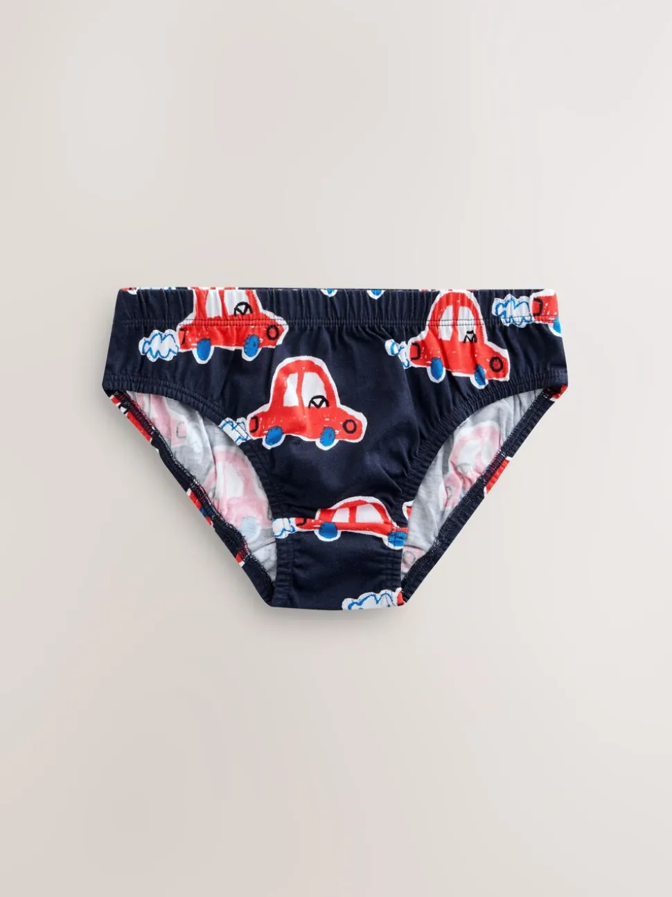 Imprimé voiture multicolore - Lot de 7 slips en coton (1.5-10ans)