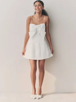 ivoire - Chaussures à talons Mariage Forever Comfort® en Satin à Nœud et bout pointu