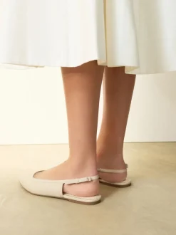 ivoire - Chaussures plates Forever Comfort® à nœud pointu et bride arrière