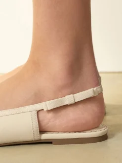 ivoire - Chaussures plates Forever Comfort® à nœud pointu et bride arrière