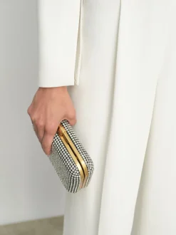 ivoire - Combinaison Reiss Evora à décolleté plongeant et manches fendues