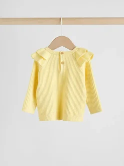 Jaune - Ensemble Pull et Leggings en maille Bébé 2 Pièces (0mois-3ans)