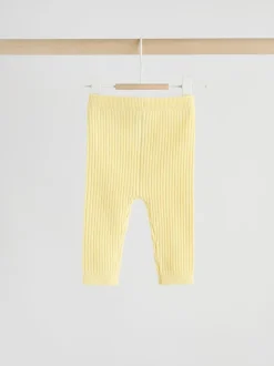 Jaune - Ensemble Pull et Leggings en maille Bébé 2 Pièces (0mois-3ans)
