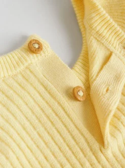 Jaune - Ensemble Pull et Leggings en maille Bébé 2 Pièces (0mois-3ans)