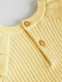 Jaune - Ensemble Pull et Leggings en maille Bébé 2 Pièces (0mois-3ans)