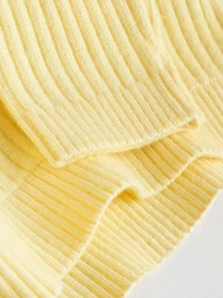 Jaune - Ensemble Pull et Leggings en maille Bébé 2 Pièces (0mois-3ans)