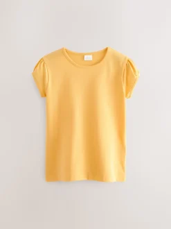 Jaune - Lot de 2 t-shirts à manches bouffantes (3-16ans)