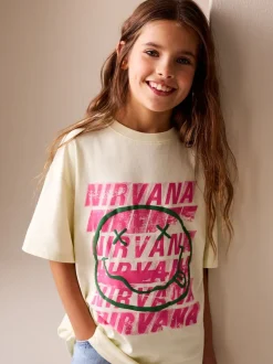 Jaune - T-shirt graphique oversize Nirvana (3-16ans)