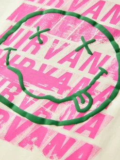 Jaune - T-shirt graphique oversize Nirvana (3-16ans)