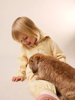 Jaune citron - Combinaison imperméable imprimée (6 mois-7 ans)