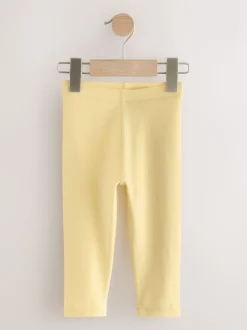 Jaune citron - Legging en jersey (3mois-7ans)