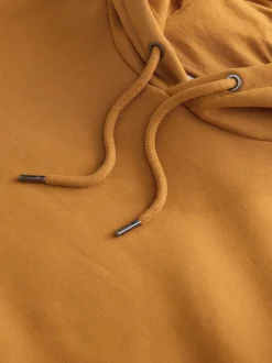 Jaune foncé - Ajustement régulier - Sweat-shirt à capuche en jersey riche en coton épais